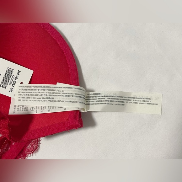 Hollister Gilly Hicks Red Lace Front Clasp Push Up Bra - Picture 7 of 7
